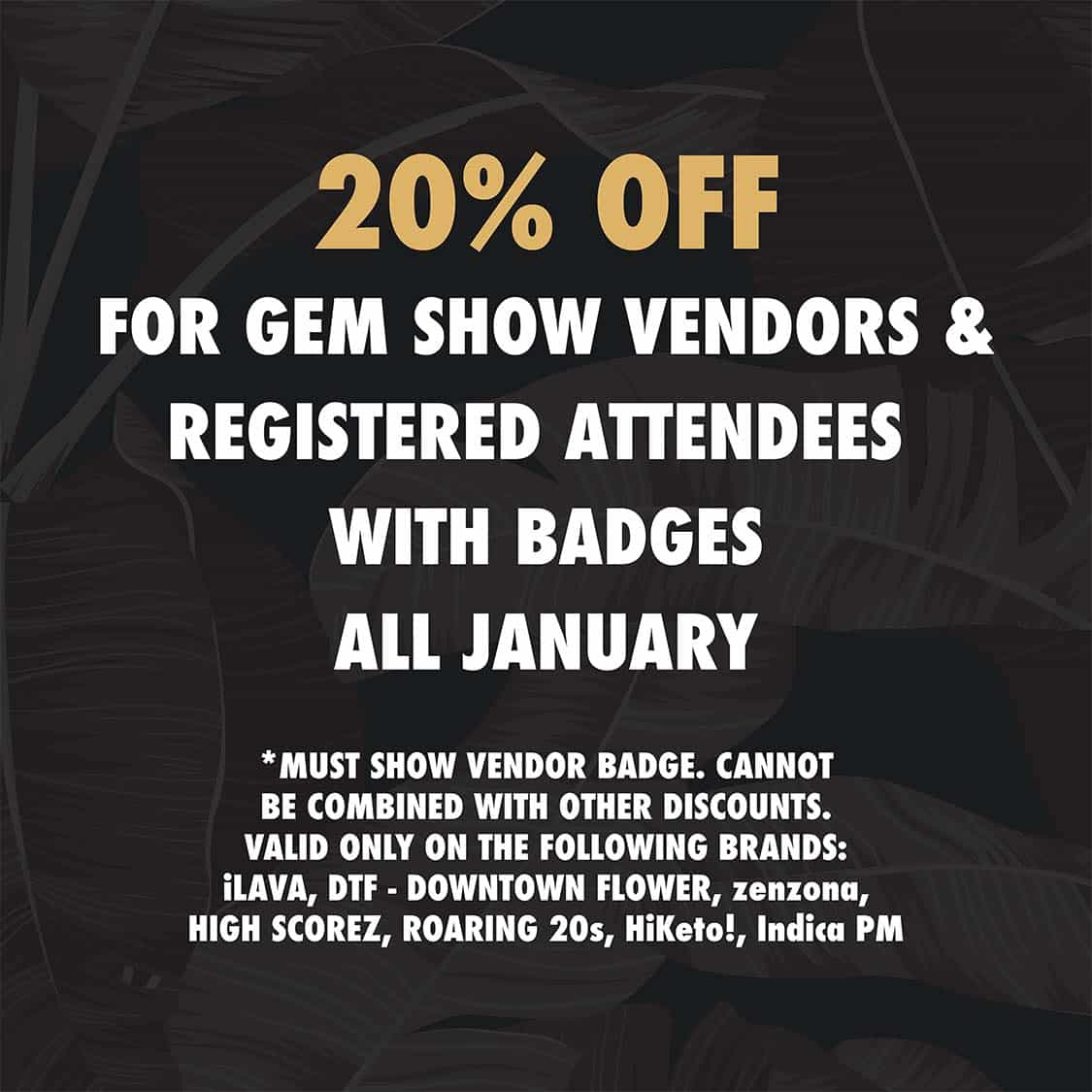 Gem Show 2024 D2 Dispensary Cannabis Destination & DriveThru